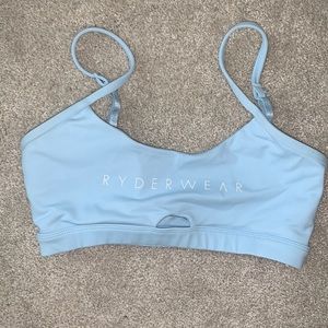 blue ryderwear sports bra